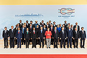 Familienfoto beim G20-Gipfel in Hamburg (PIC ONE/Ben Kriemann)